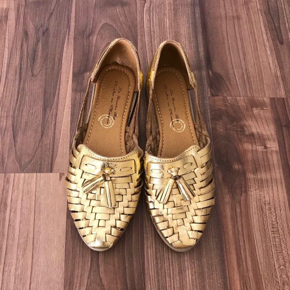 Authentic leather Mexican huaraches.